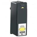 Compatible Lexmark 100XL Yellow High Capacity Ink Cartridge